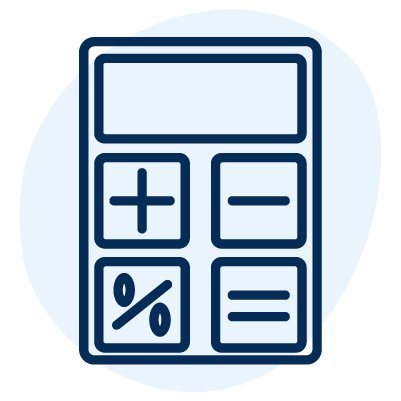 An icon of a calculator.