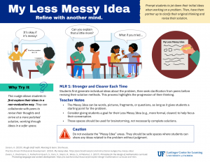 A preview of the "My Less Messy Idea" Elementary Implementation Guide.
