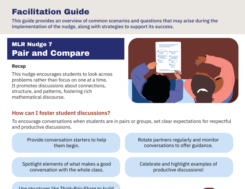 2025_MLR7_Pair and Compare_Facilitation Guide A preview of the "Pair and Compare" MLR facilitation guide.