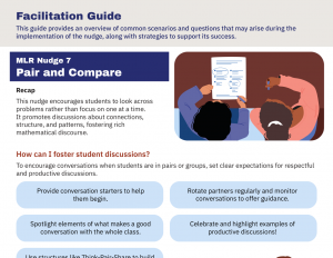2025_MLR7_Pair and Compare_Facilitation Guide A preview of the "Pair and Compare" MLR facilitation guide.