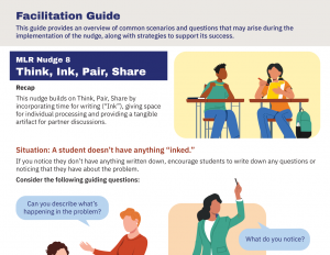 2025_MLR8_Think Ink Pair Share_Facilitation Guide A preview of the "Think, Ink, Pair, Share" MLR facilitation guide.